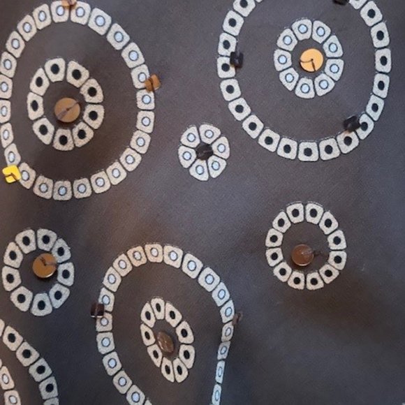 Alfani Silk Ruffled Tiered Skirt with Sequins - Picture 3 of 5